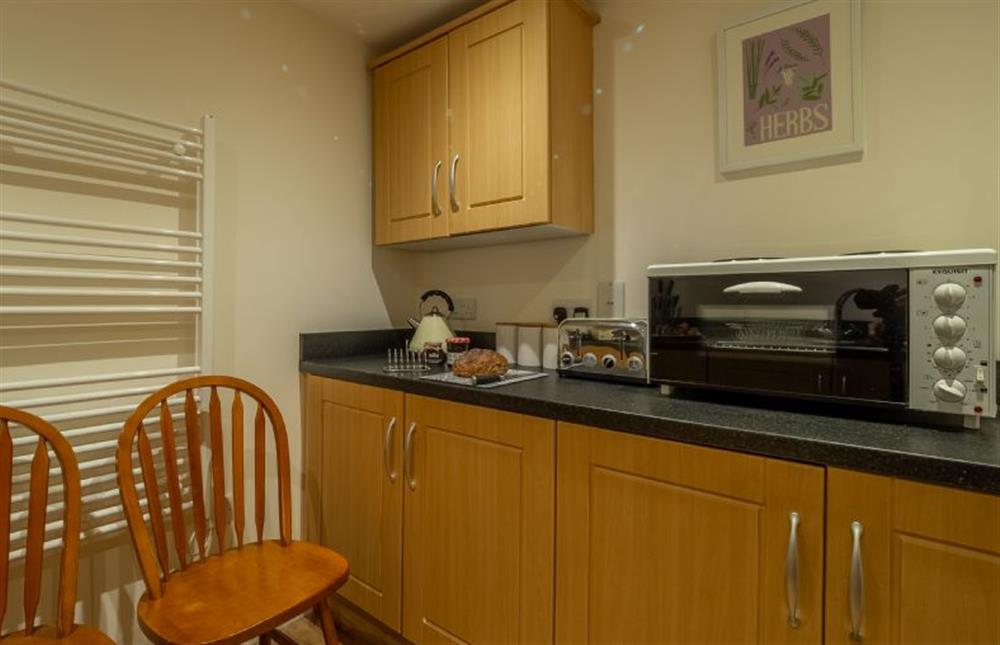 Kitchen with combination microwave at The Lodge, Wherstead, Wherstead