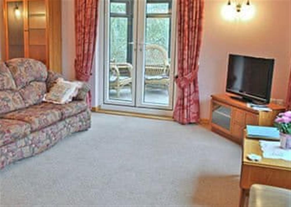 Living room at The Lodge in Withersfield, near Cambridge, Suffolk