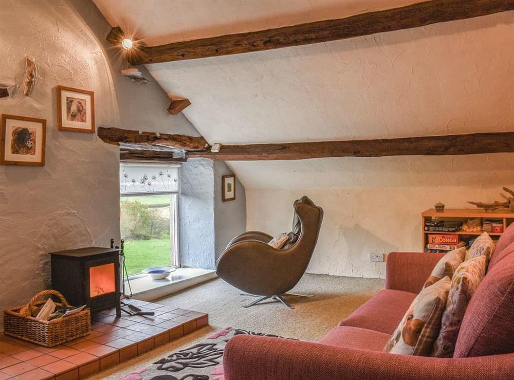 Living area at The Loft in Cartmel, Cumbria