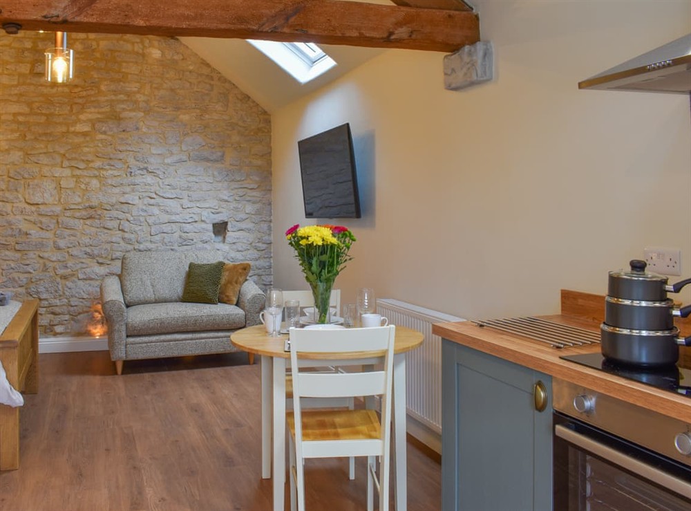 Open plan living space (photo 4) at The Loft in Earl Sterndale, near Buxton, Derbyshire