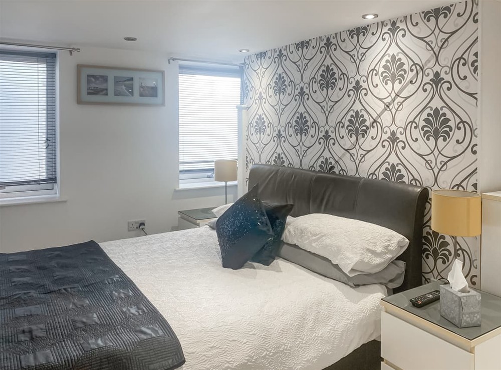 Double bedroom at The Loft in Falmouth, Cornwall