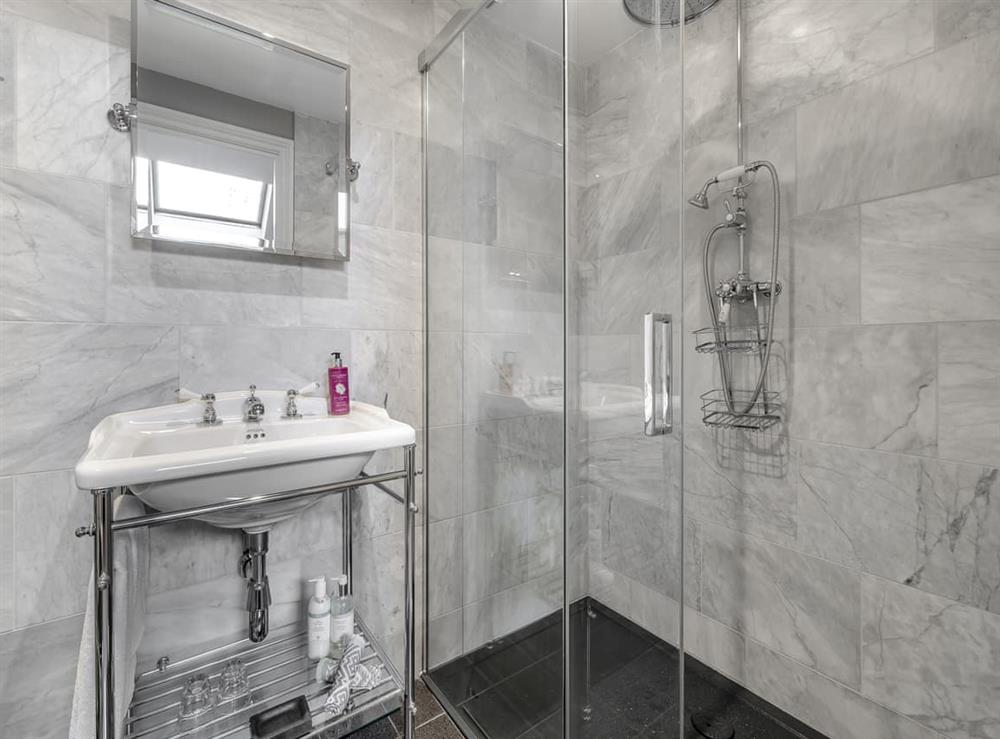 Shower room at The Loft in Lancaster, Lancashire