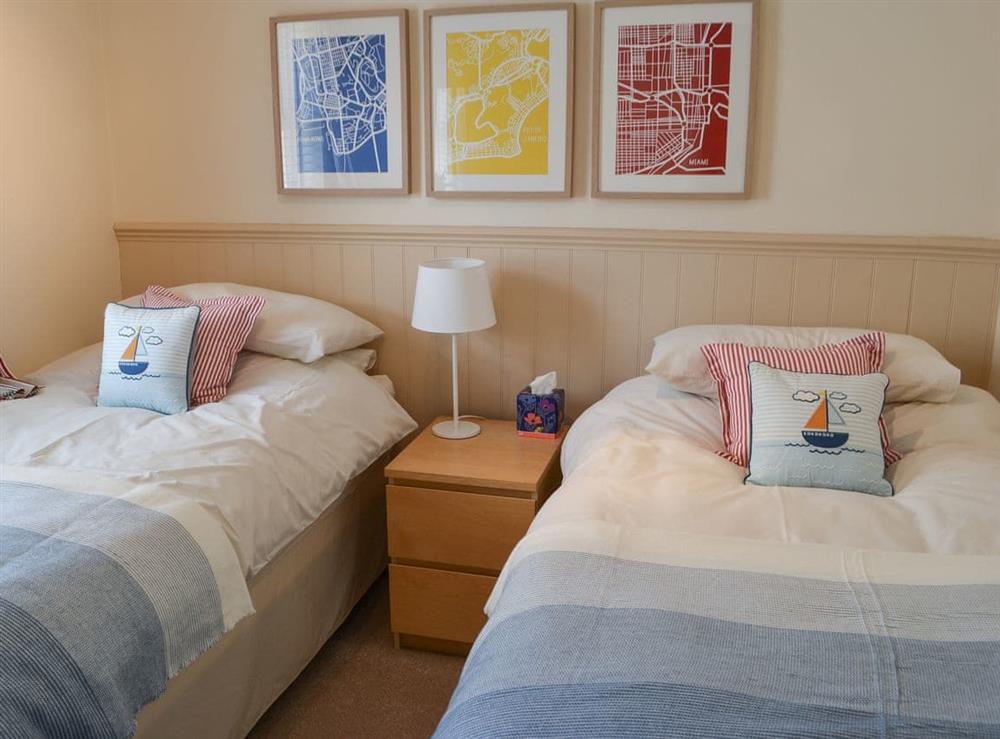 Twin bedroom at The Loft in Walkworth, Alnwick, Northumberland