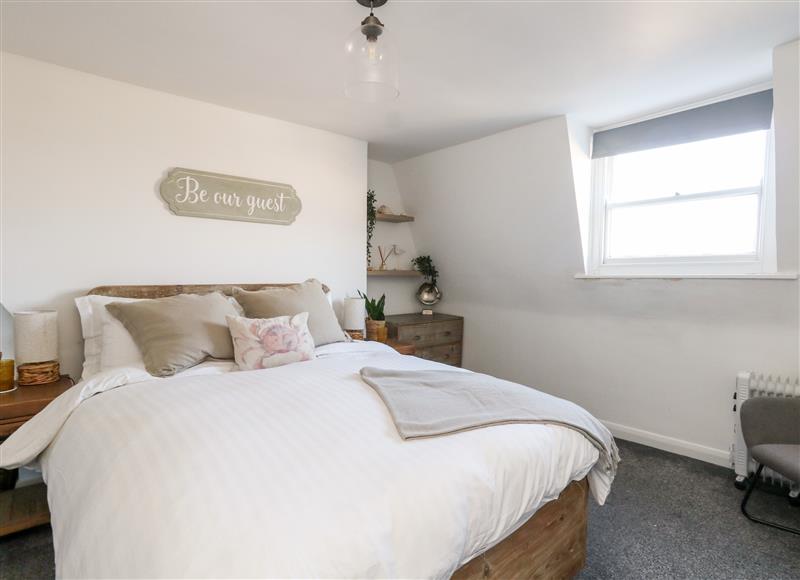 This is the bedroom at The Loft Weymouth, Weymouth
