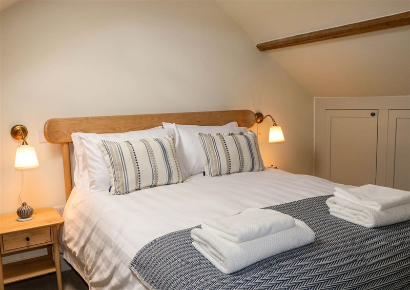 One of the bedrooms at The Loft, Ystradgynlais