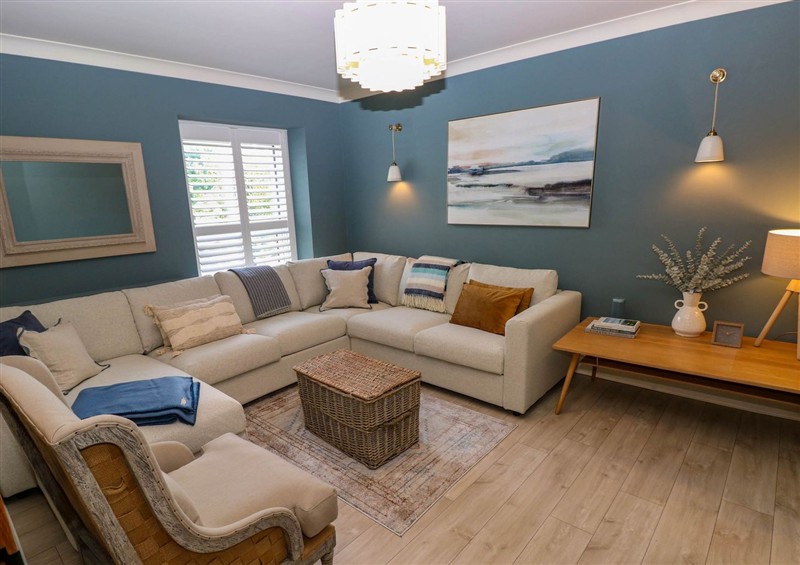 The living area at The Loft, Ystradgynlais