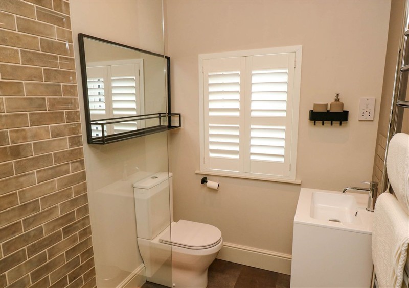 This is the bathroom at The Loft, Ystradgynlais