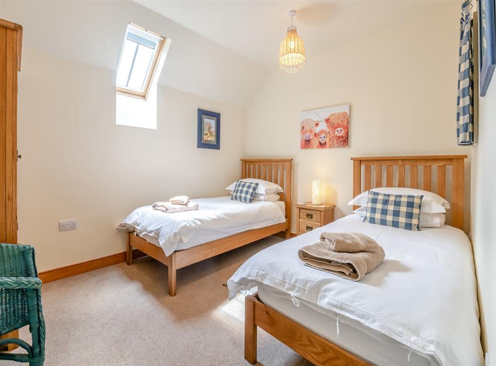 Twin bedroom at The Long Barn in Goathland, North Yorkshire