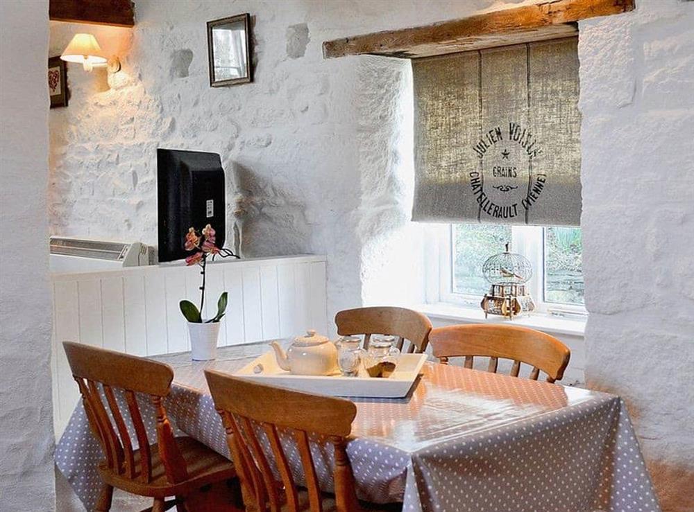 Charming dining room at The Long Barn in Godolphin Cross, Helston, Cornwall., Great Britain