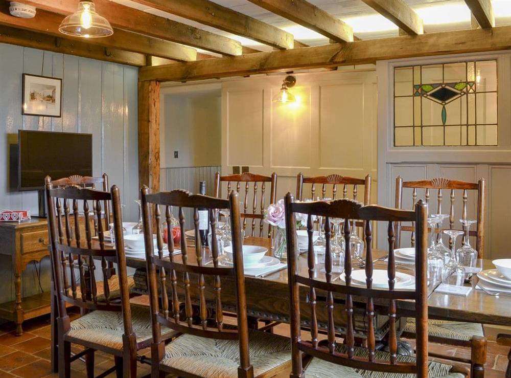 Dining room at The Long House in Little Barugh, North Yorkshire