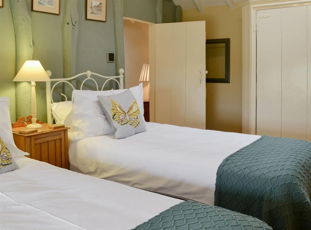 Twin bedroom at The Long House in Little Barugh, North Yorkshire