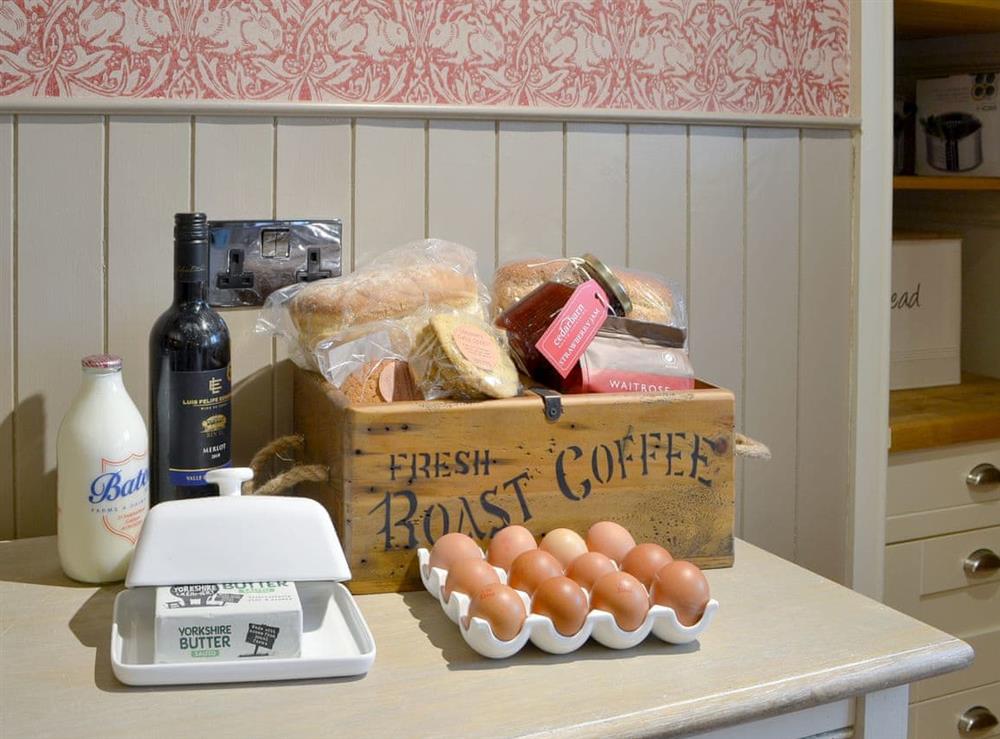 Welcome pack at The Long House in Little Barugh, North Yorkshire