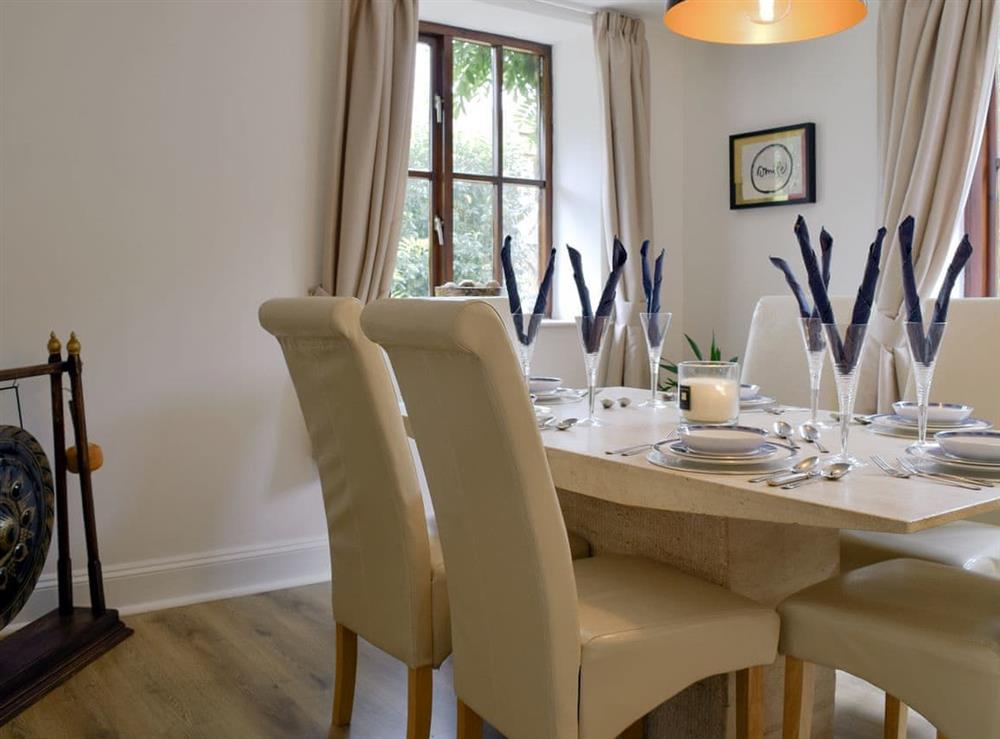 Charming dining room at The Long House in Middle Aston, near Bicester, Oxfordshire
