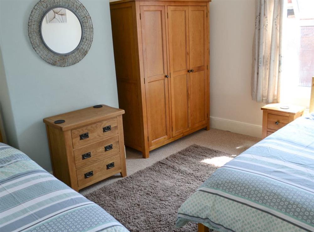 Twin bedroom at The Lookout in Cromer, Norfolk
