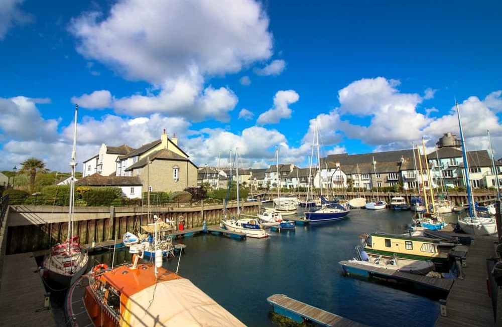Outdoor area at The Lookout in Falmouth, Cornwall