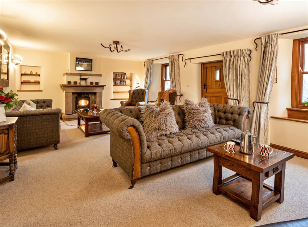 Living room/dining room at The Lookout in Great Strickland, Cumbria