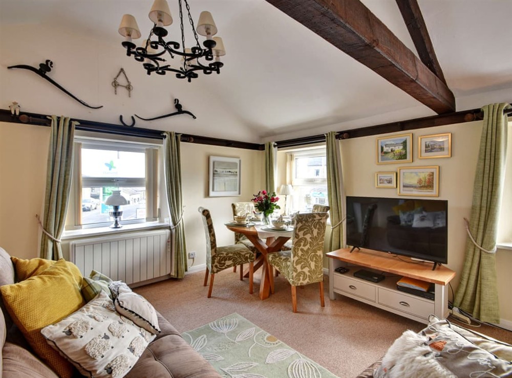 Living area at The Lookout Point in Hawes, North Yorkshire