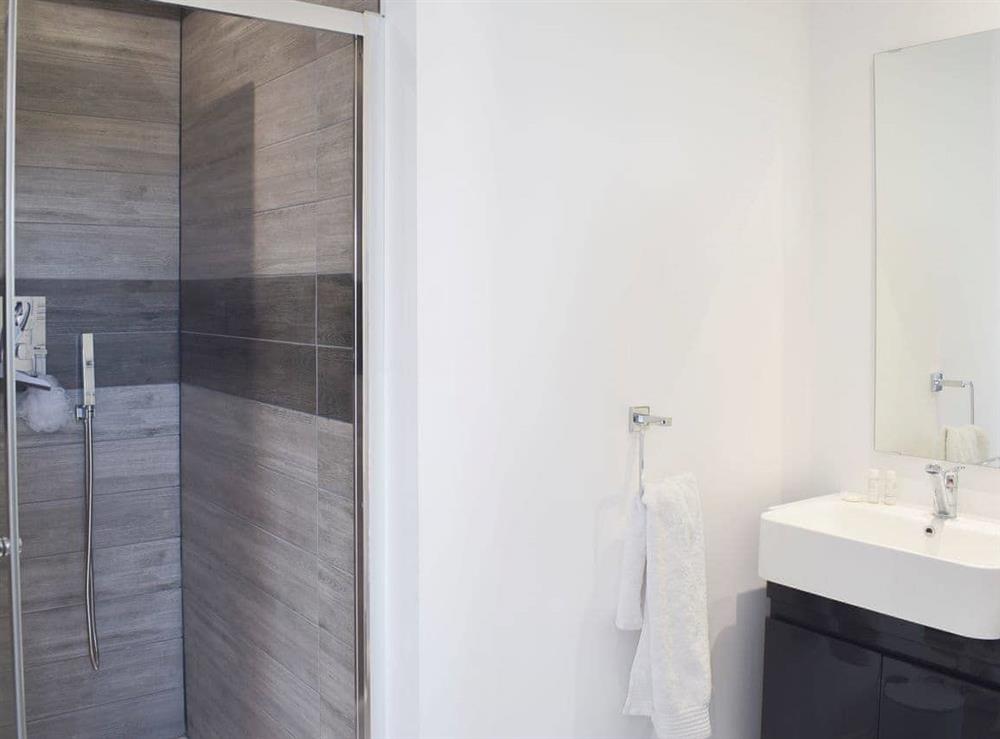 En-suite shower room at The Lookout in Portpatrick, Wigtownshire