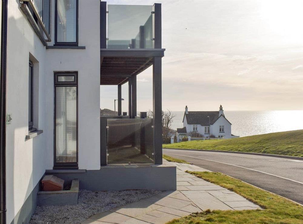 Outstanding sea views from the contemporary holiday home at The Lookout in Portpatrick, Wigtownshire