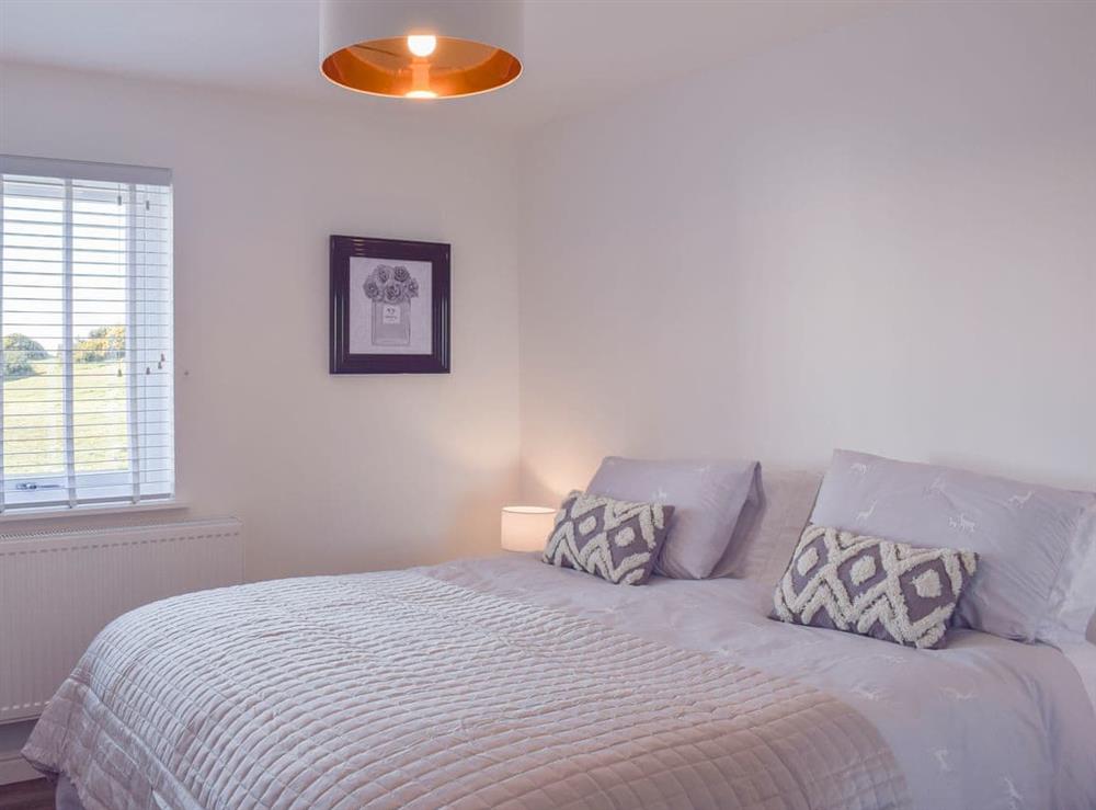 Peaceful double bedroom at The Lookout in Portpatrick, Wigtownshire