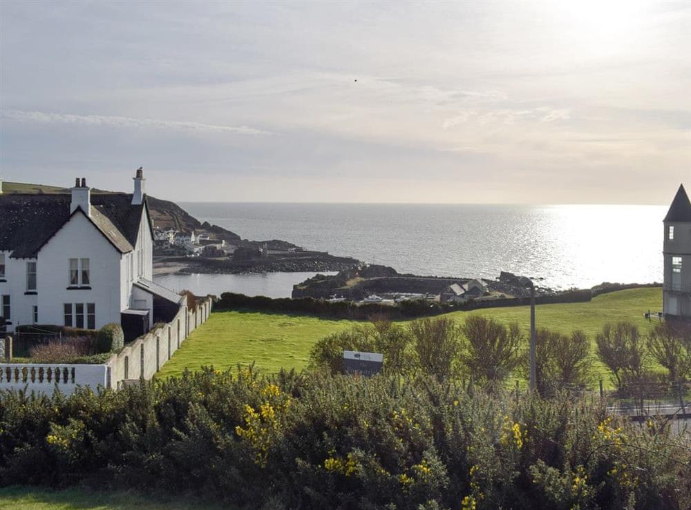 Picturesque surrounding area at The Lookout in Portpatrick, Wigtownshire