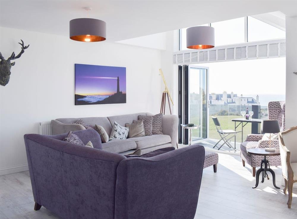 Spacious living area at The Lookout in Portpatrick, Wigtownshire