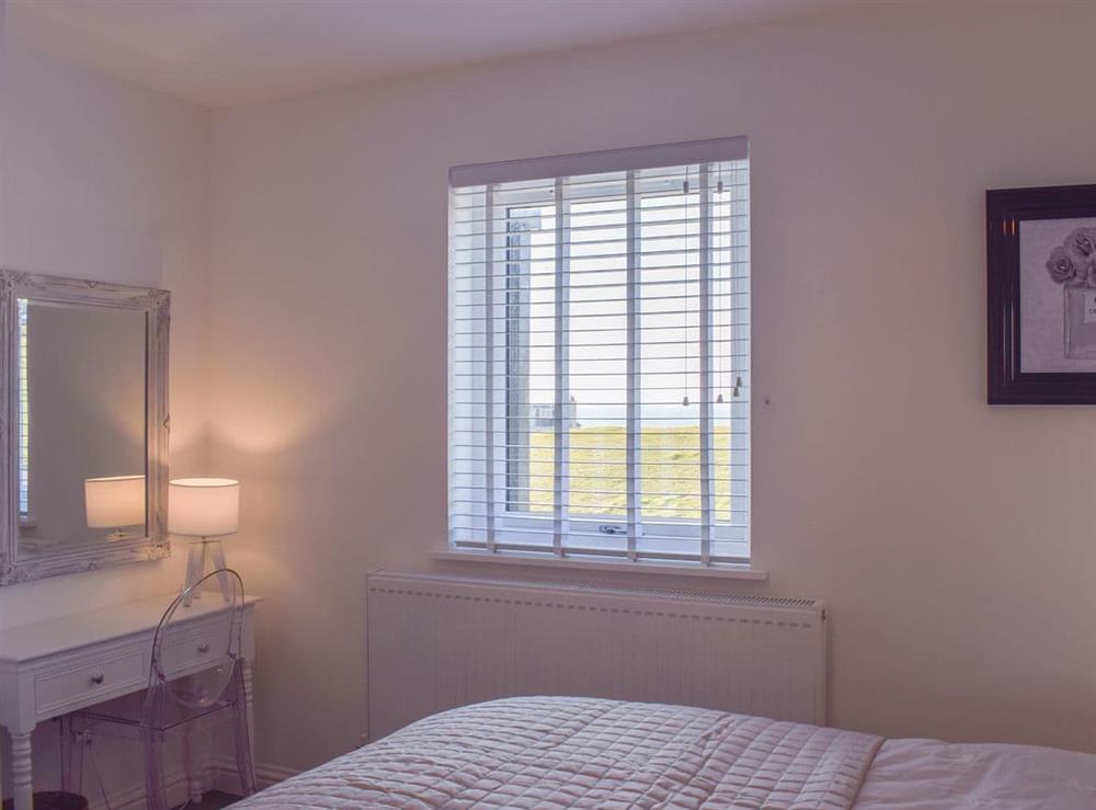 Stylish double bedroom at The Lookout in Portpatrick, Wigtownshire