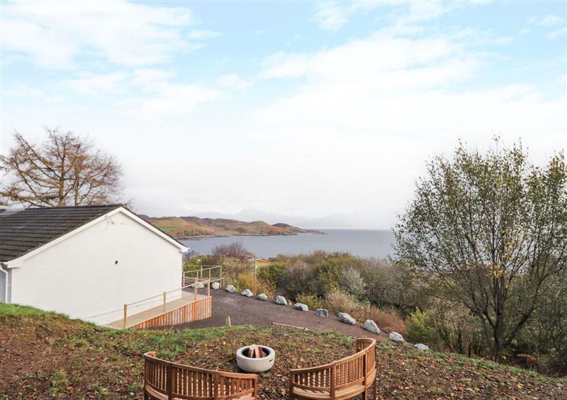 The setting of The Lookout at The Lookout, Saasaig near Broadford