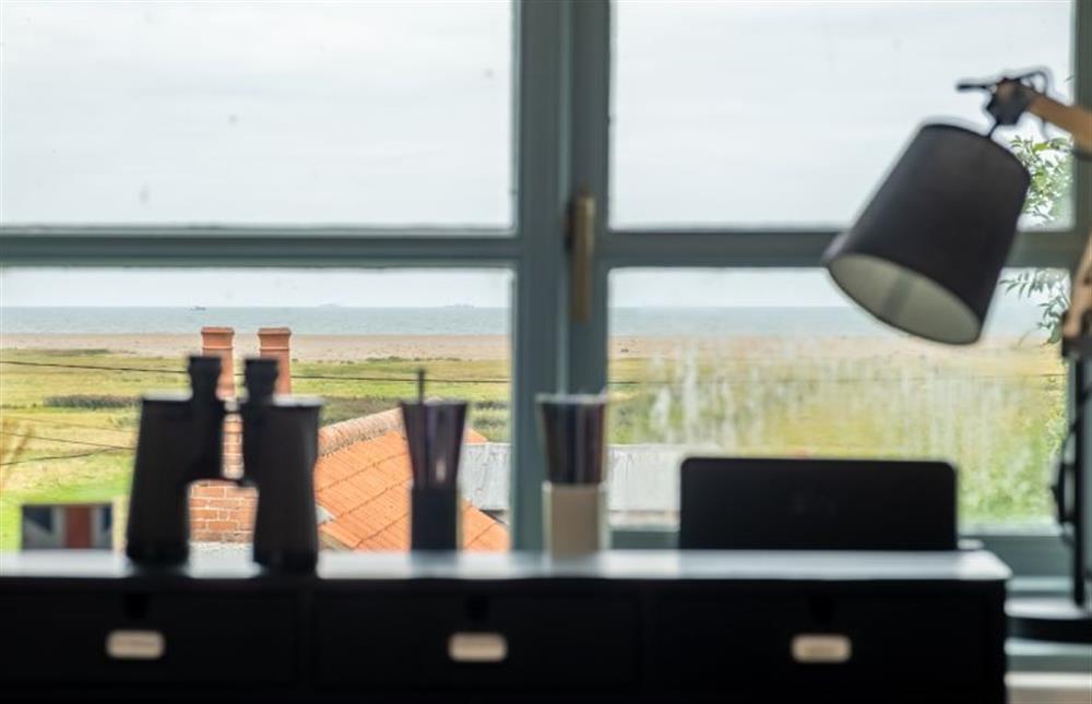 First floor: Sea views at The Lookout, Salthouse near Holt
