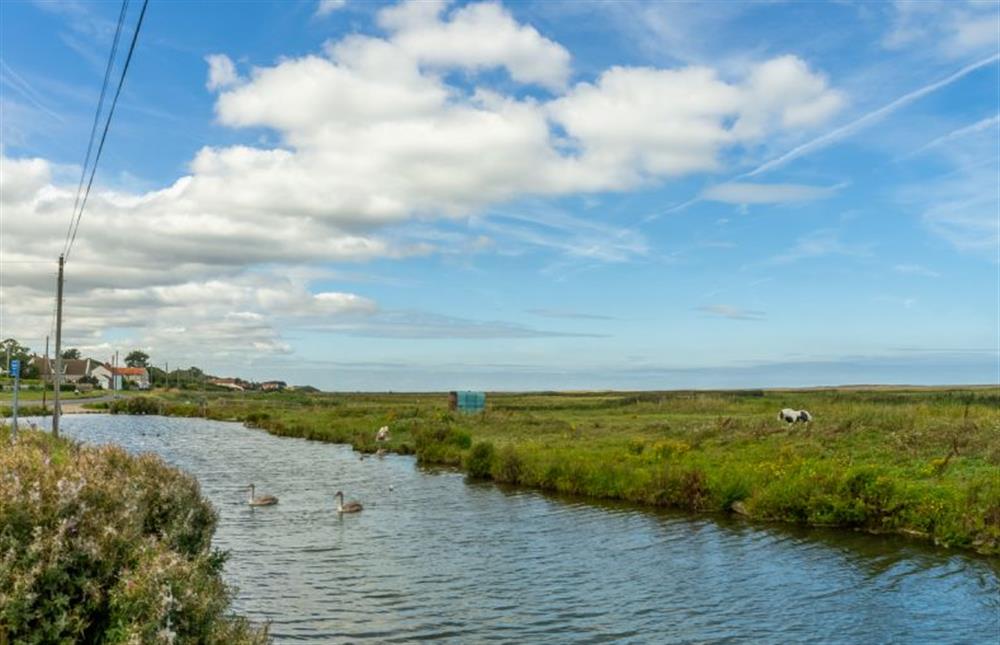 Salthouse is surrounded by marshes at The Lookout, Salthouse near Holt