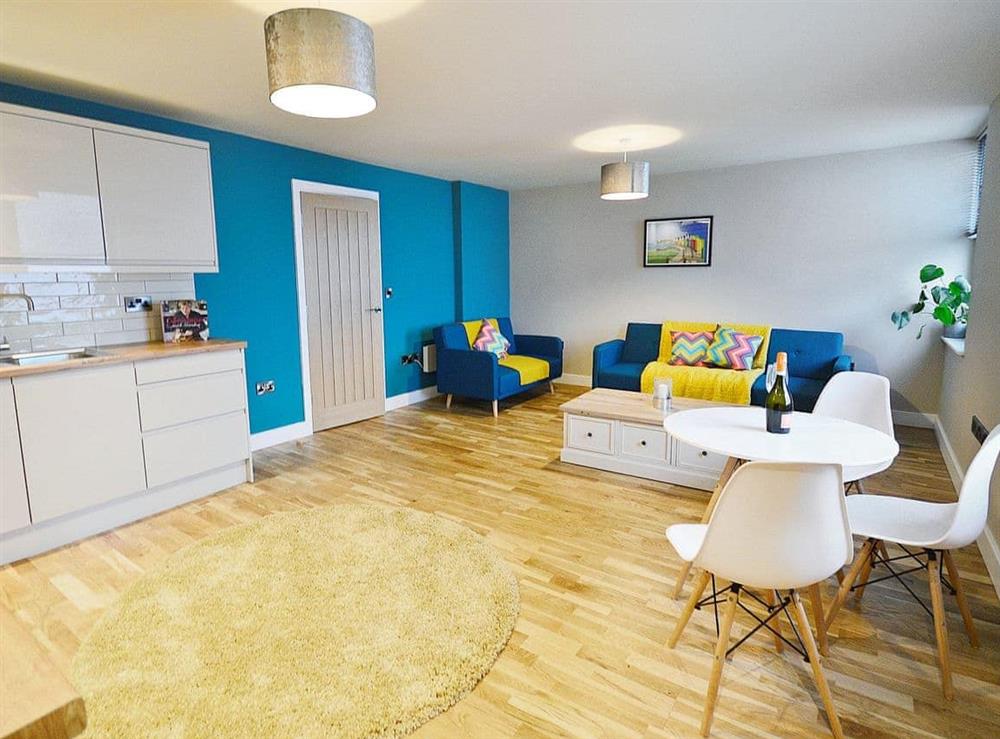 Fantastically furnished open plan living space at The Lookout in Scarborough, North Yorkshire