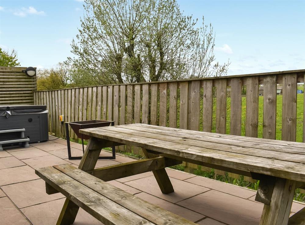 Hot tub at The Lune in Carnforth, Lancashire