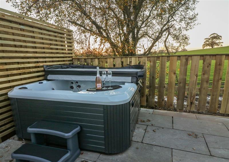 There is a hot tub at The Lune, Wennington near Kirkby Lonsdale