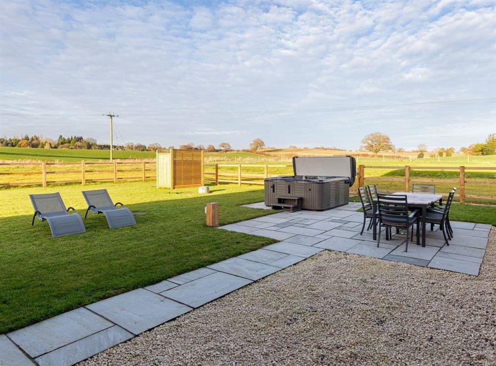 Patio at The Maddocks in Whitchurch, Shropshire