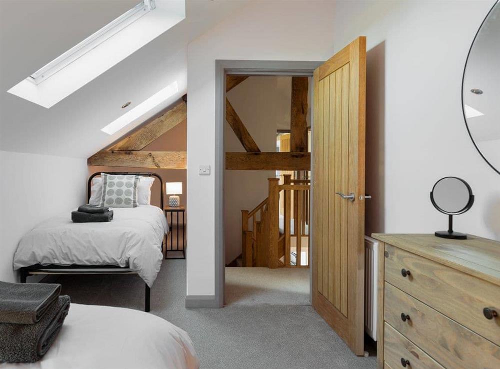 Twin bedroom at The Maddocks in Whitchurch, Shropshire