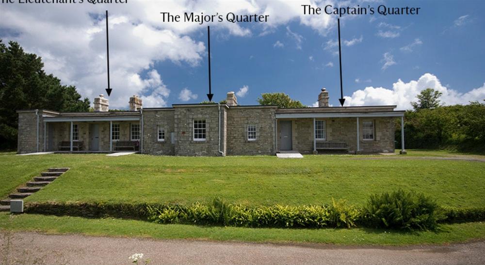 The exterior of The Major's Quarter, Roseland, Cornwall