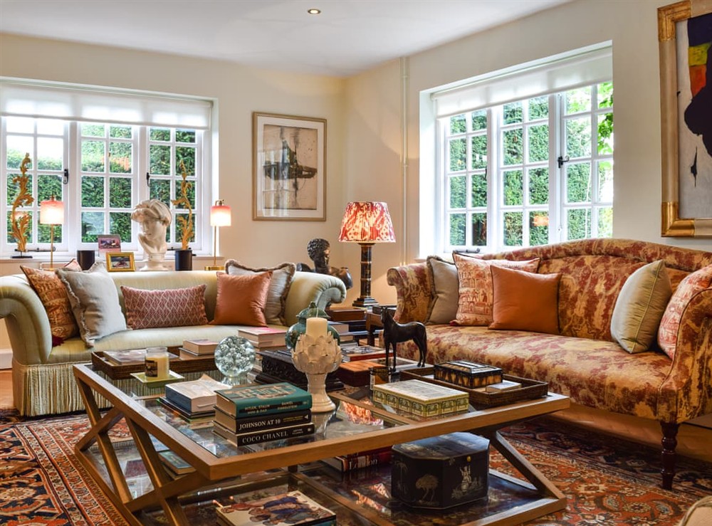 Living area at The Malt House in Chipping Norton, Oxfordshire