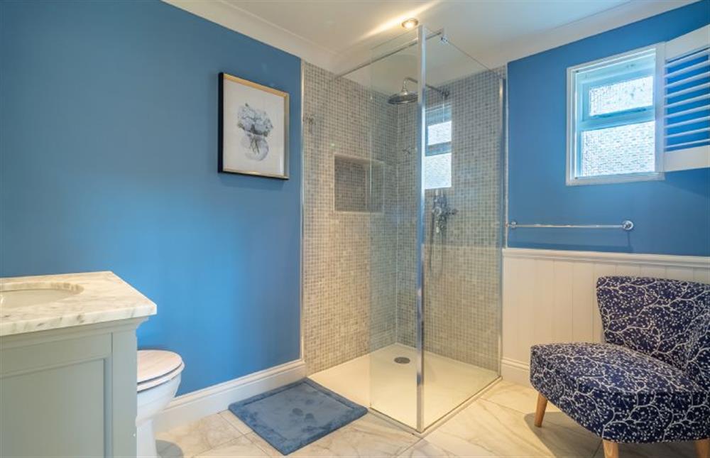 Ground floor: Bathroom with walk-in shower at The Malthouse, Dersingham near Kings Lynn