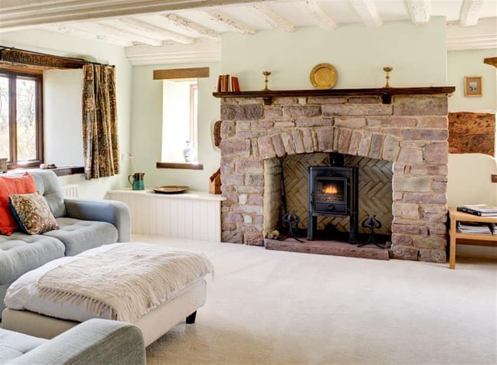 Living room at The Manor in Blakeney, Gloucestershire