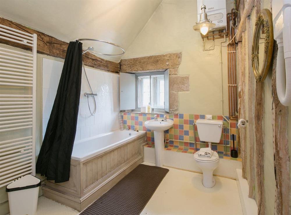 Bathroom at The Manor House in Alport, Nr Bakewell, Derbyshire., Great Britain