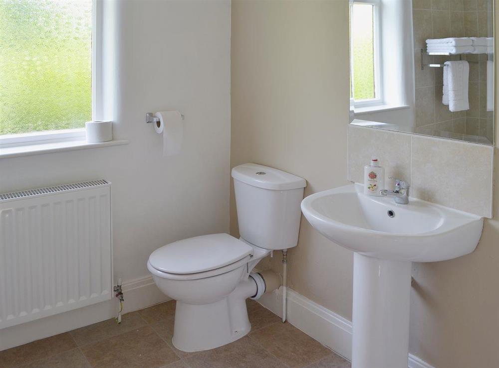 Bright and airy bathroom at The Manor House in Churchtown, near Southport, Lancashire