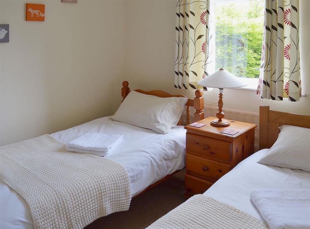 Comfortable twin bedroom at The Manor House in Churchtown, near Southport, Lancashire