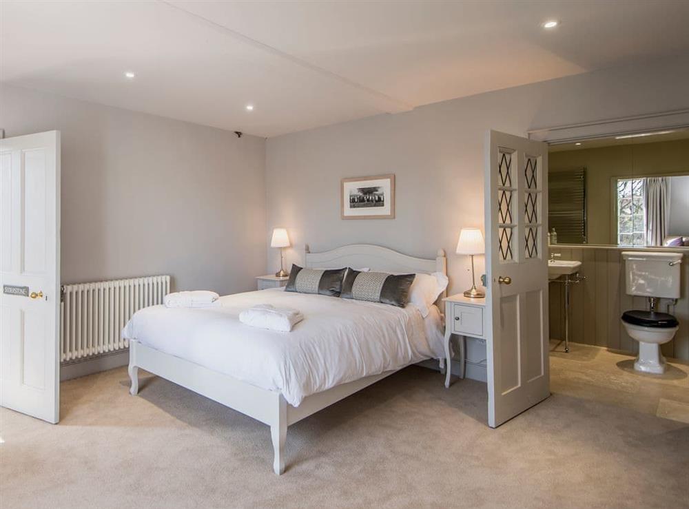 Serene double bedroom with en-suite at The Manor House in Syderstone, near Fakenham, Norfolk