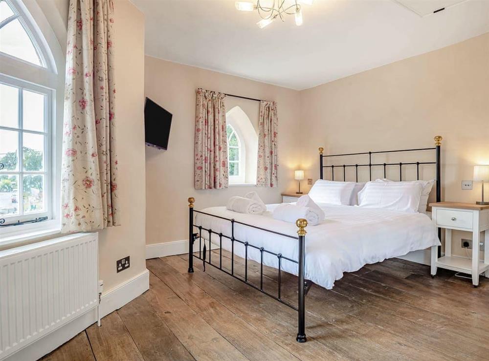 Double bedroom at The Manor Lodge in Shepton Mallet, Somerset
