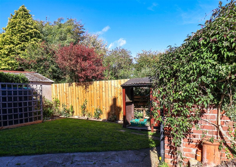 This is the garden at The Manse, Whitby
