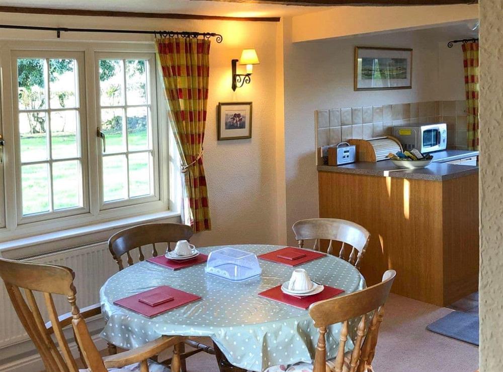 Dining Area at The Mansion Cottage in Little London, Tetford, Lincolnshire