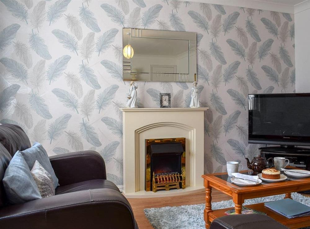 Comfortable living room at The Marches in Anstruther, Fife