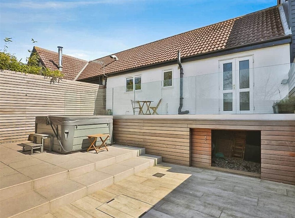 Hot tub at The May Tree in South Creake, near Fakenham, Norfolk