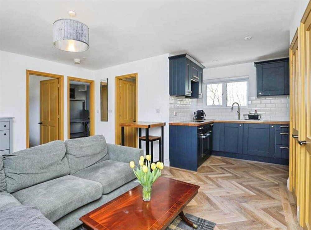 Open plan living space at The May Tree in South Creake, near Fakenham, Norfolk