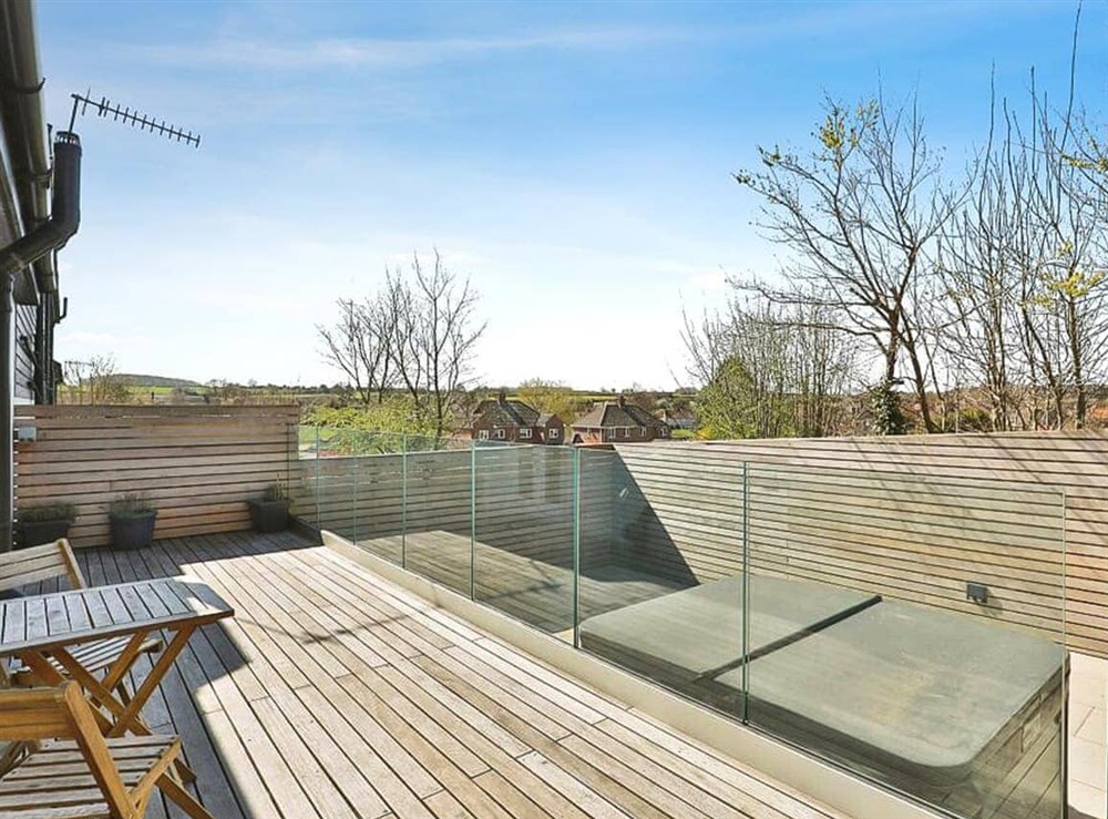 Terrace at The May Tree in South Creake, near Fakenham, Norfolk